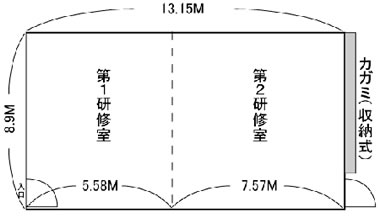 研修室見取り図